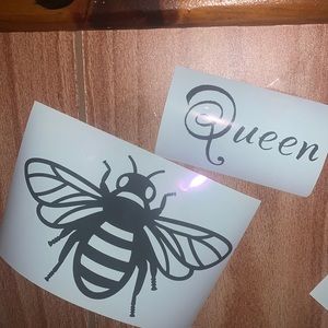 Queen bee decal